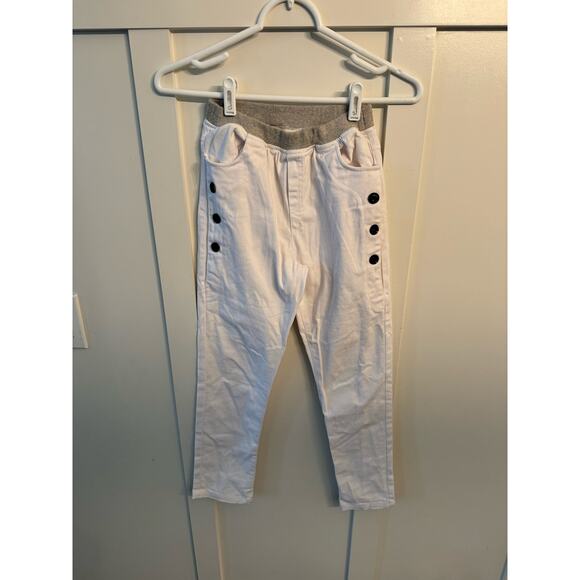Boy's NABER Pants White Pocket Buttons - Picture 1 of 6